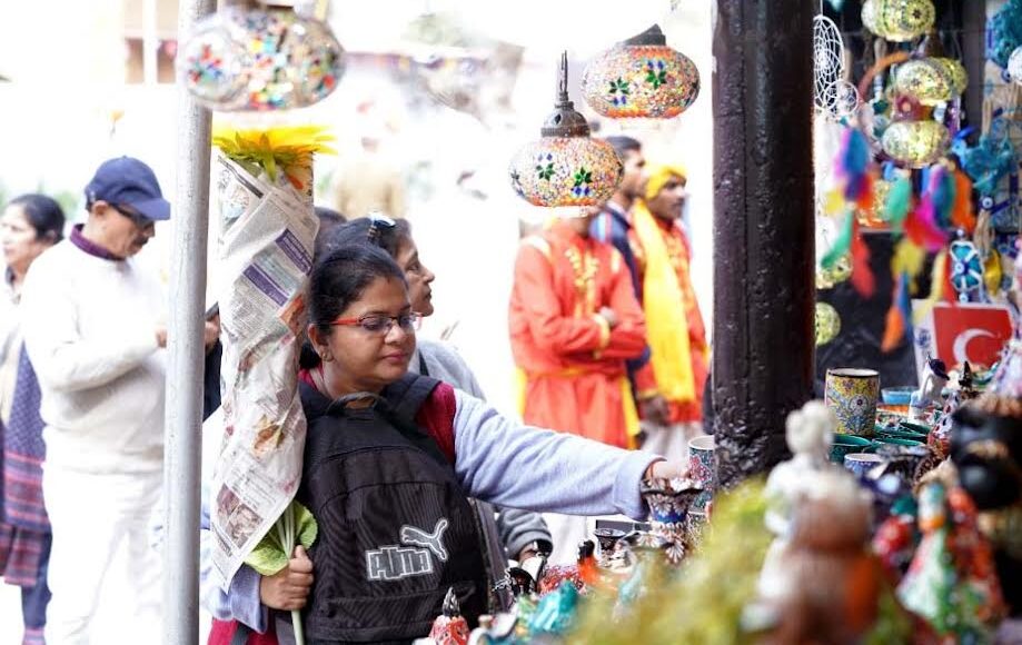 Handicrafts, handlooms and organic products of the artisans are becoming the center of attraction.