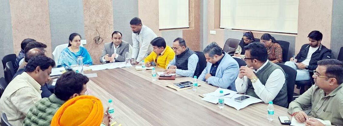 Pending development works were reviewed, Mayor held a meeting of officials