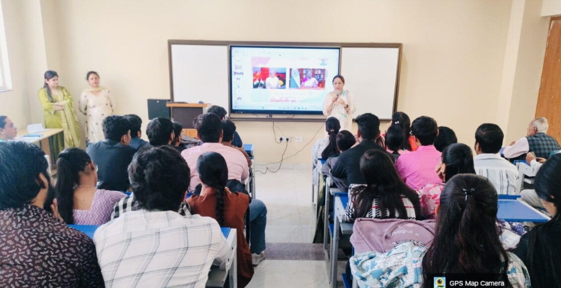 Workshop on Stress Management and Mental Health organized at Aggarwal College, Ballabhgarh