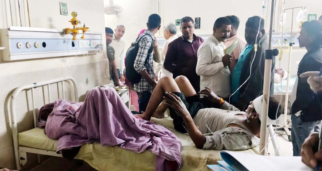 Fire breaks out in a factory in Sector 24, injuring 12 people including two policemen.