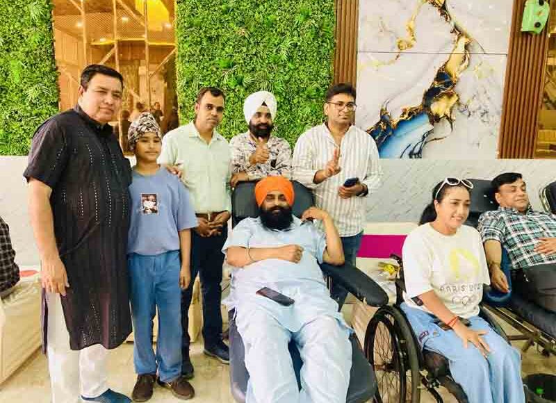 This time, blood donation is a great donation for the 56th time: Sardar Devendra Singh