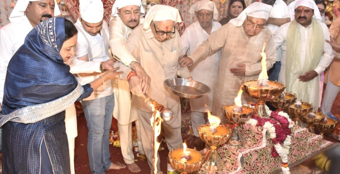 Navratri celebrations at Maharani Vaishno Devi Temple, grand worship of Goddess Shailputri