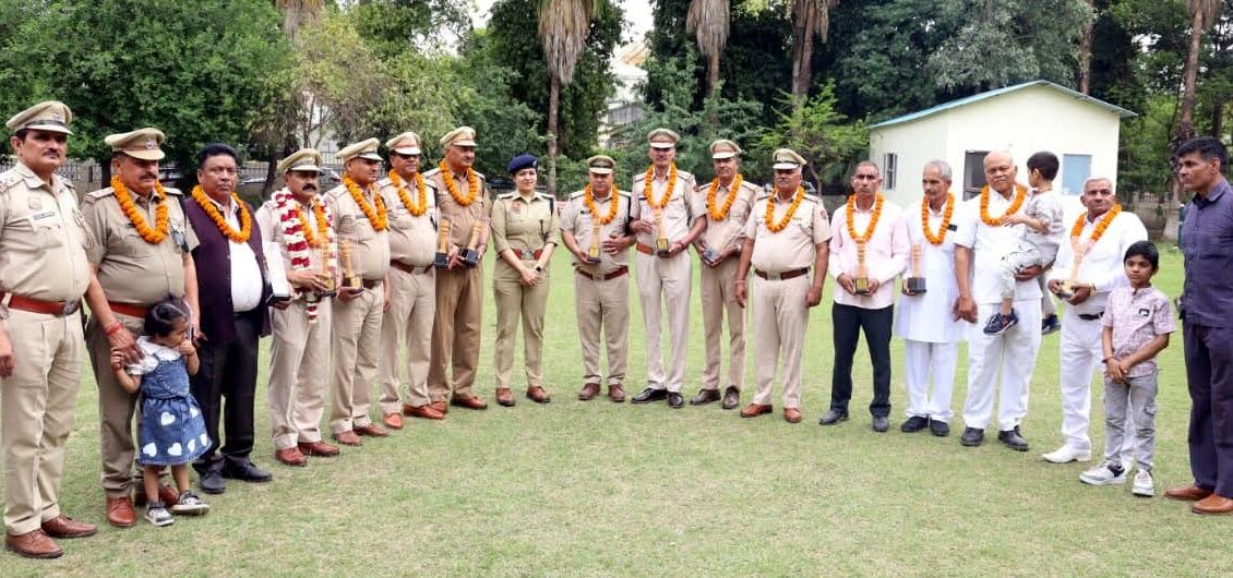 Ten policemen of Faridabad Police retired, farewell ceremony held