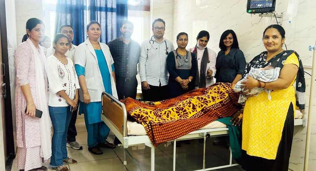 Caesarean delivery facility started in UHC, first operation successful