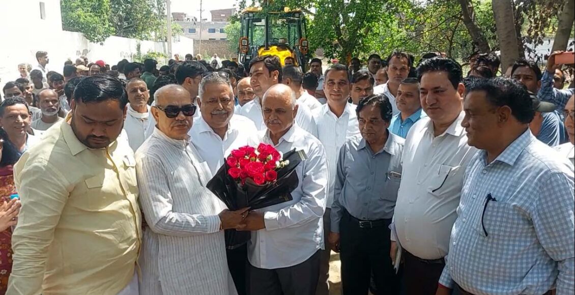 Construction of roads will improve traffic system in the area: Moolchand Sharma