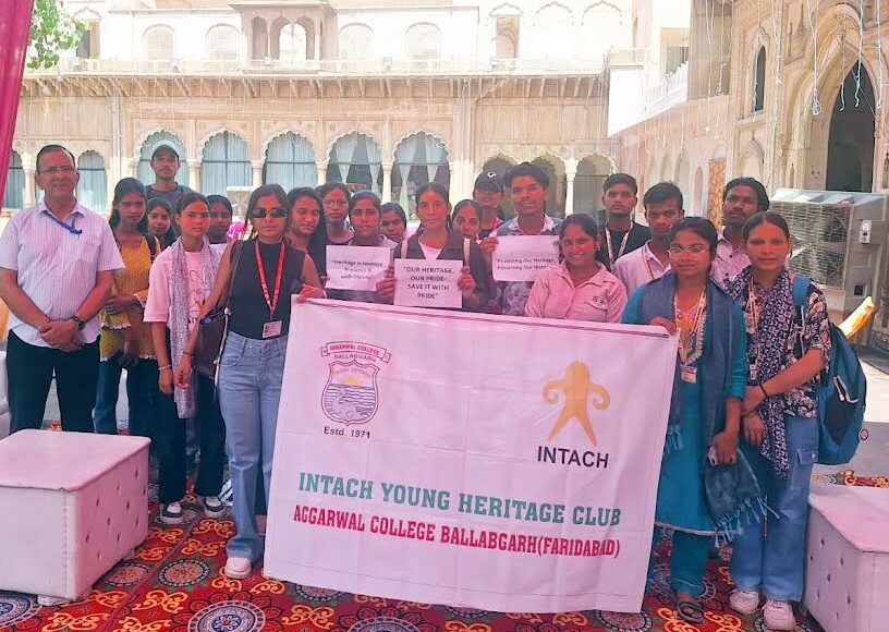 Heritage walk organised at Aggarwal College
