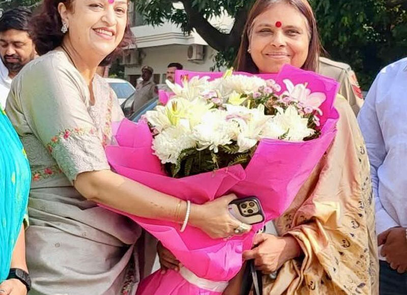 Former spokesperson Ranjita Mehta congratulated the newly appointed Haryana BJP State President.