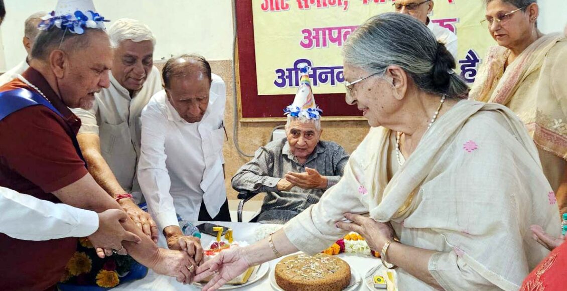 H. S. Malik celebrated his birthday simply by planting a sapling.