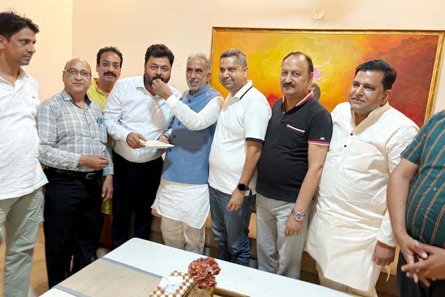Thousands of plot holders under the DTP area got a big relief due to the efforts of Krishan Pal Gurjar.