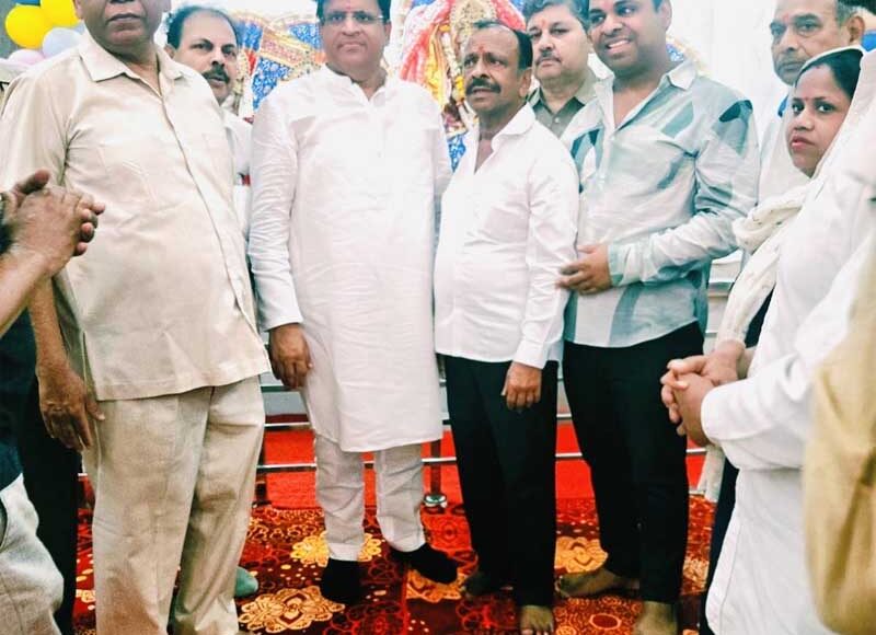 Cabinet Minister Vipul Goyal performed puja at Maa Kailasho Devi Temple