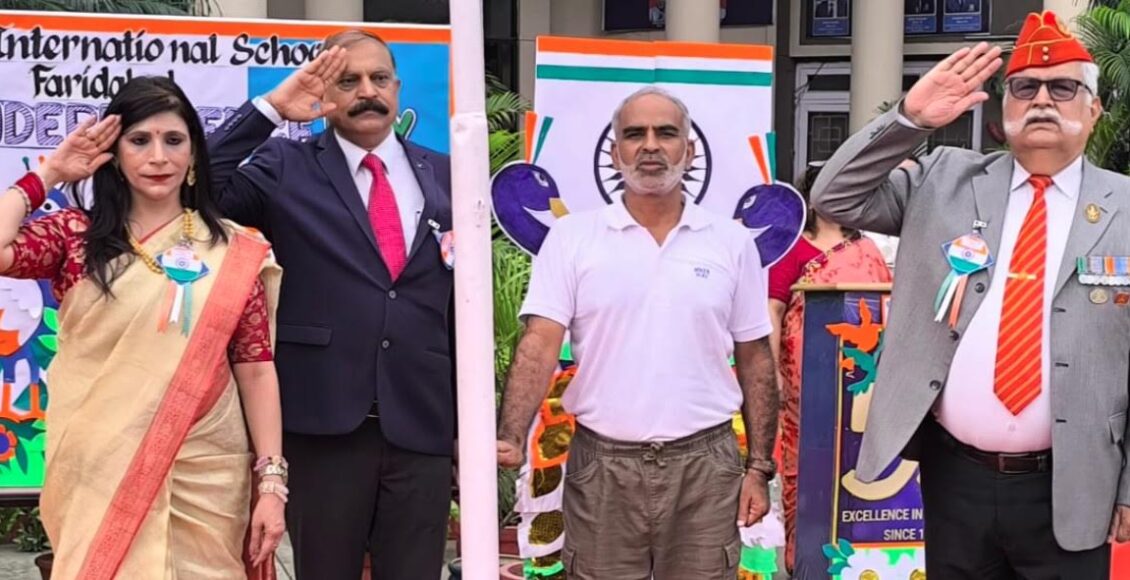 Independence Day celebrated with great enthusiasm and patriotism at Ryan International School.