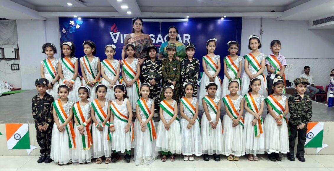 Investiture ceremony held at Vidyasagar International School; student representatives elected democratically.
