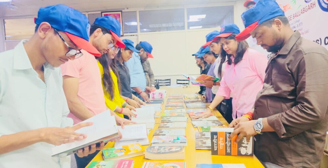 Book exhibition organized at Aggarwal College on the theme “Pages of Partition – Remembering History through Books”