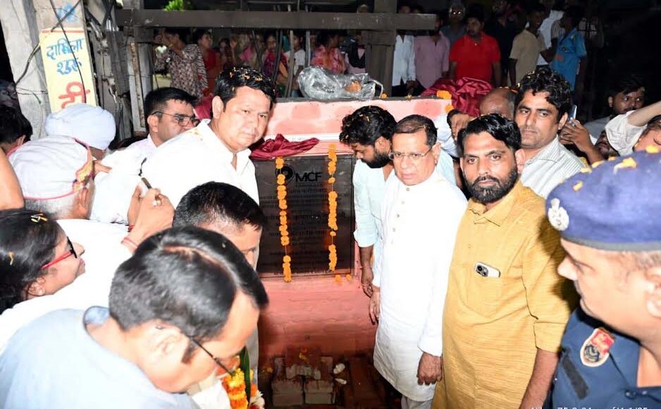 Minister Rajesh Nagar inaugurated development works worth ₹1.55 crore in Ward No. 27.