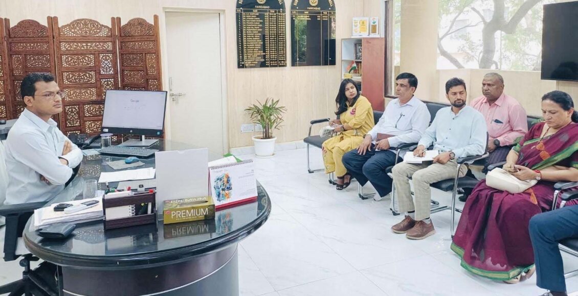 Governor Prof. Asim Kumar Ghosh will visit government schools in Faridabad today.