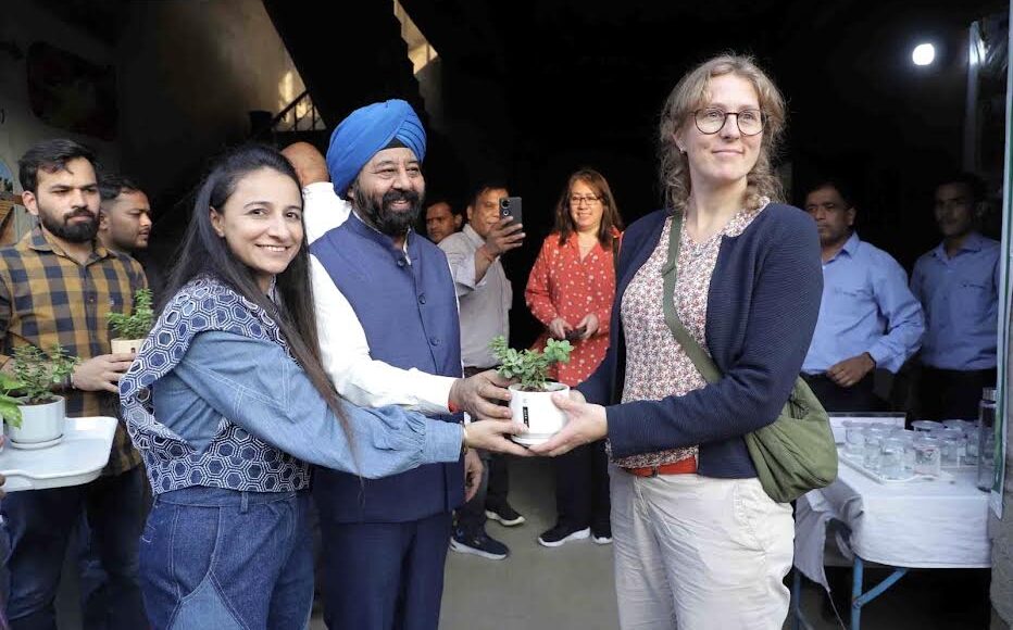 German officials captivated by Victora’s initiative: Flowers offered at temples now spreading fragrance alongside creating employment