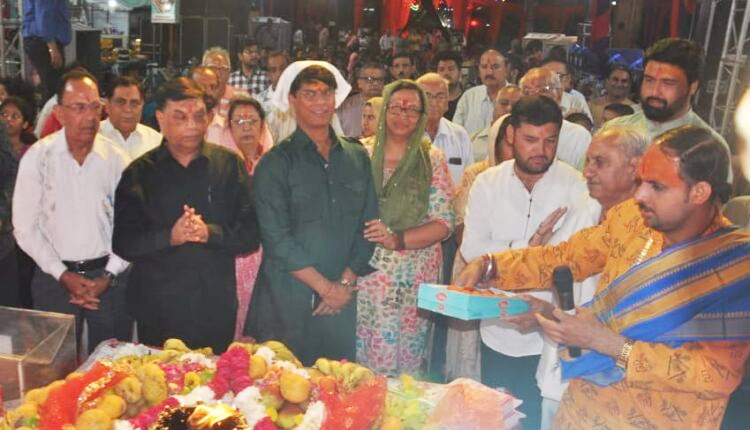 पावन सिद्धपीठ श्री हनुमान मंदिर में हुआ शनि देव की विशाल चौकी का हुआ भव्य आयोजन