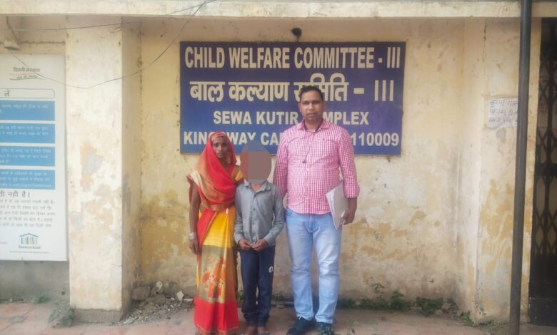 Crime Branch CAT recovered two minor children missing from home from Paharganj Delhi