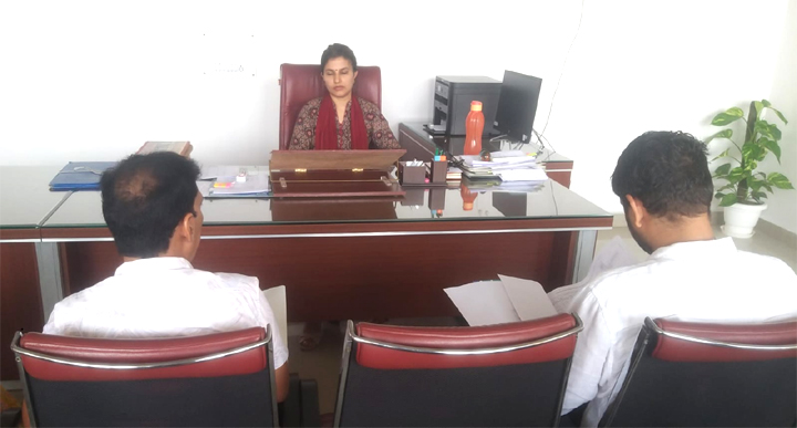 सीईओ आशिमा सांगवान ने स्वच्छता अभियान की समीक्षा