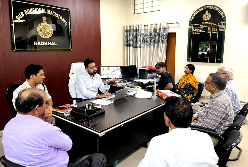 बड़खल में उपमण्डल स्तर पर 31 अक्टूबर को लौहपुरुष वल्लभभाई पटेल की जयंती पर होगा 'रन फॉर यूनिटी' मैराथन का आयोजन : एसडीएम अमित मान