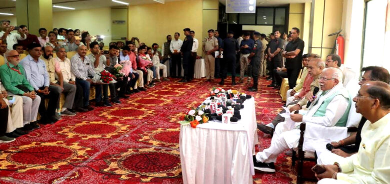 जन जागरूकता के लिए मीडिया का योगदान सबसे ज्यादा महत्वपूर्ण: मुख्यमंत्री मनोहर लाल