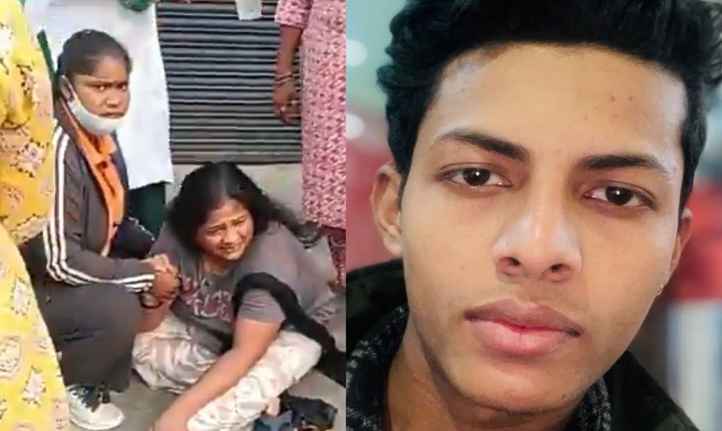 Canter crushes bike rider, youth tragically dies in accident in Faridabad